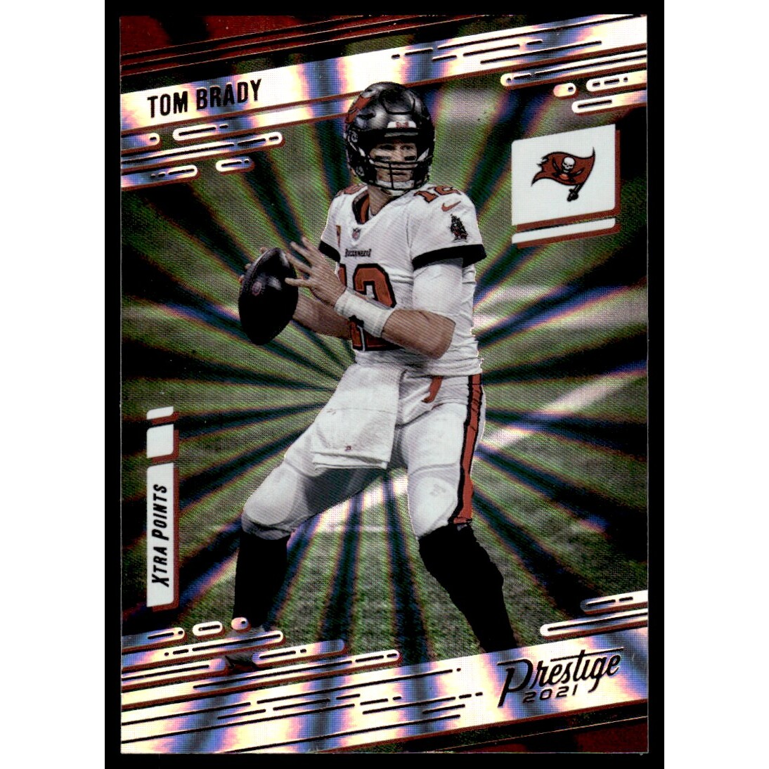 2021 Prestige Xtra Points Sunburst #184 Tom Brady