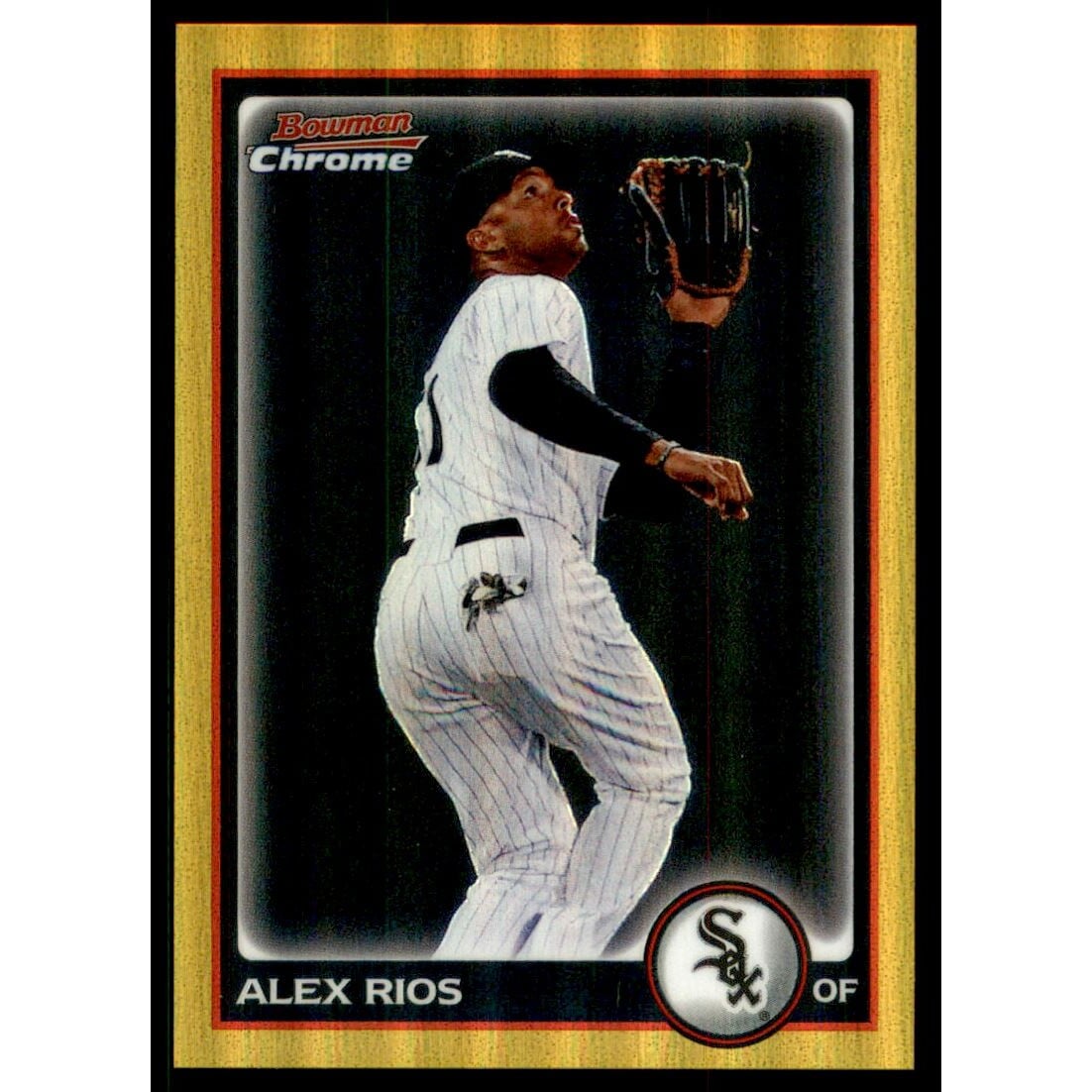 2010 Bowman Chrome Gold Refractors #91 Alex Rios