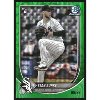 2025 Bowman Chrome Green Wave Refractors #73 Sean Burke