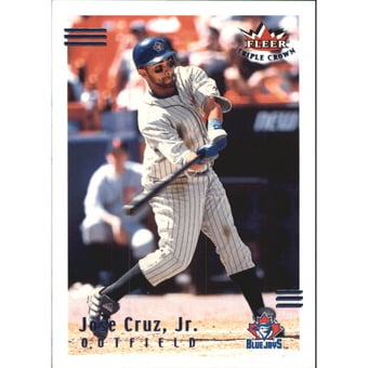 2002 Fleer Triple Crown RBI Parallel #128 Jose Cruz Jr./88