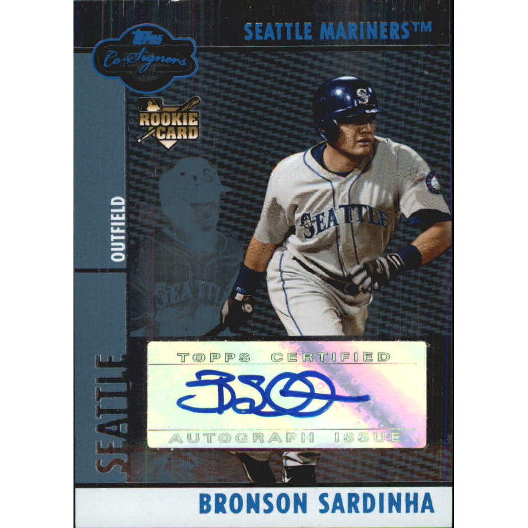 2008 Topps Co-Signers Silver Blue #108 Bronson Sardinha AU