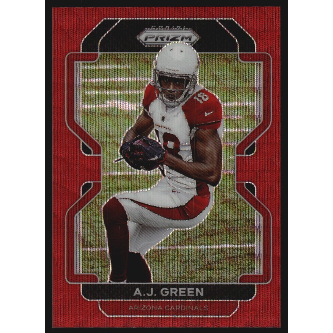 2021 Panini Prizm Prizms Red Wave #74 A.J. Green