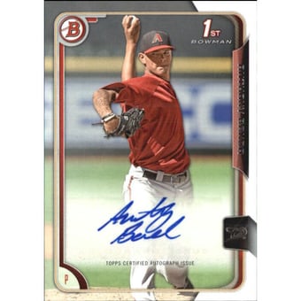 2015 Bowman Prospects Autographs #PAABA Anthony Banda