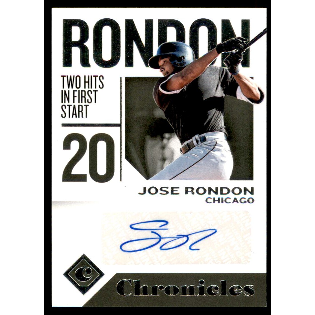 2018 Panini Chronicles Autographs #CAJR Jose Rondon 2018 Panini Chronicles Autographs #CAJR Jose Rondon