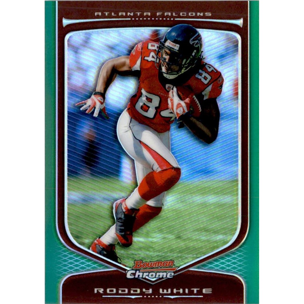 2009 Bowman Chrome Green Refractors #81 Roddy White