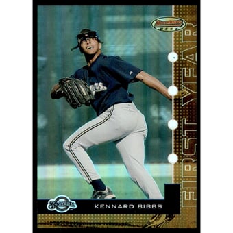 2005 Bowman's Best Gold #66 Kennard Bibbs FY