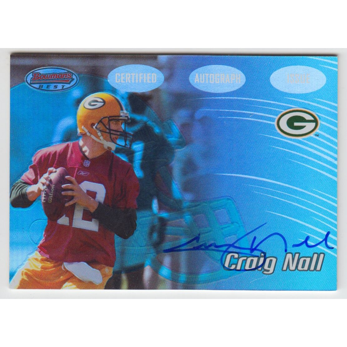 2002 Bowman's Best #129 Craig Nall AU RC. rookie card picture