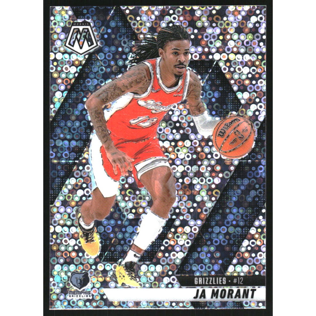 2024-25 Panini Mosaic Mosaic Fast Break Silver #195 Ja Morant