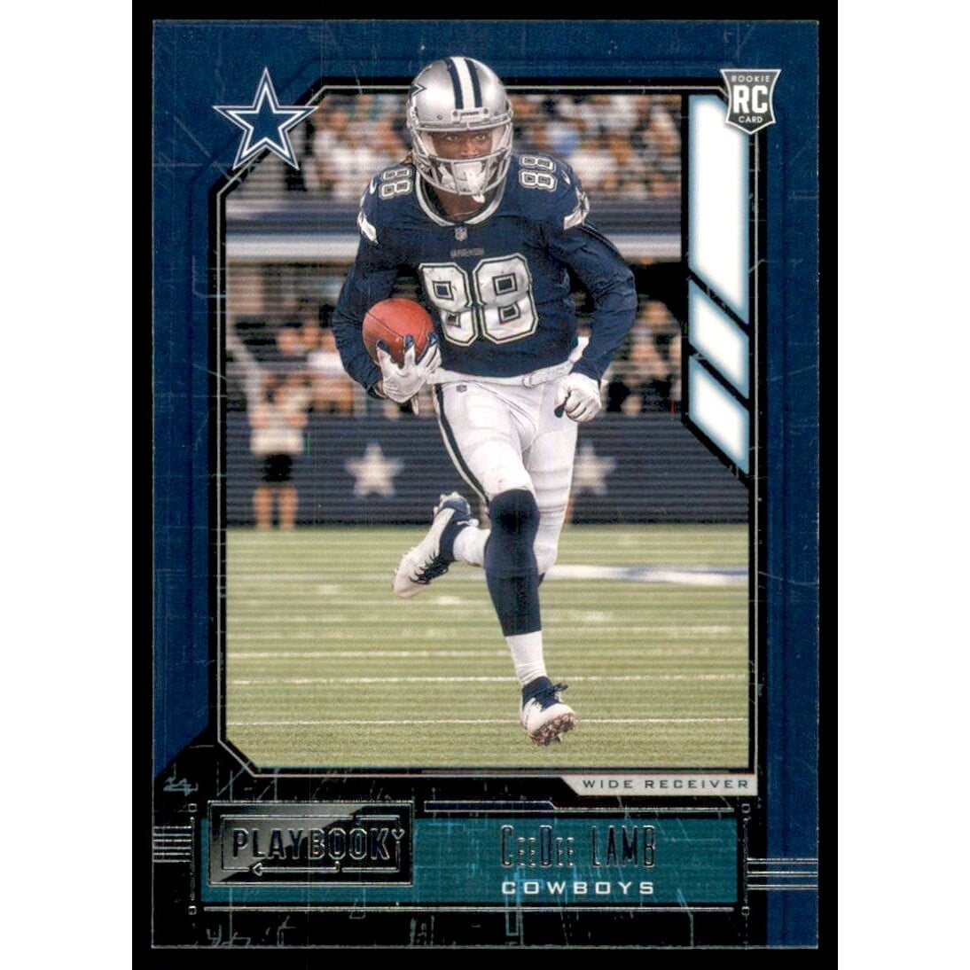 2020 Panini Playbook #107 CeeDee Lamb RC. rookie card picture