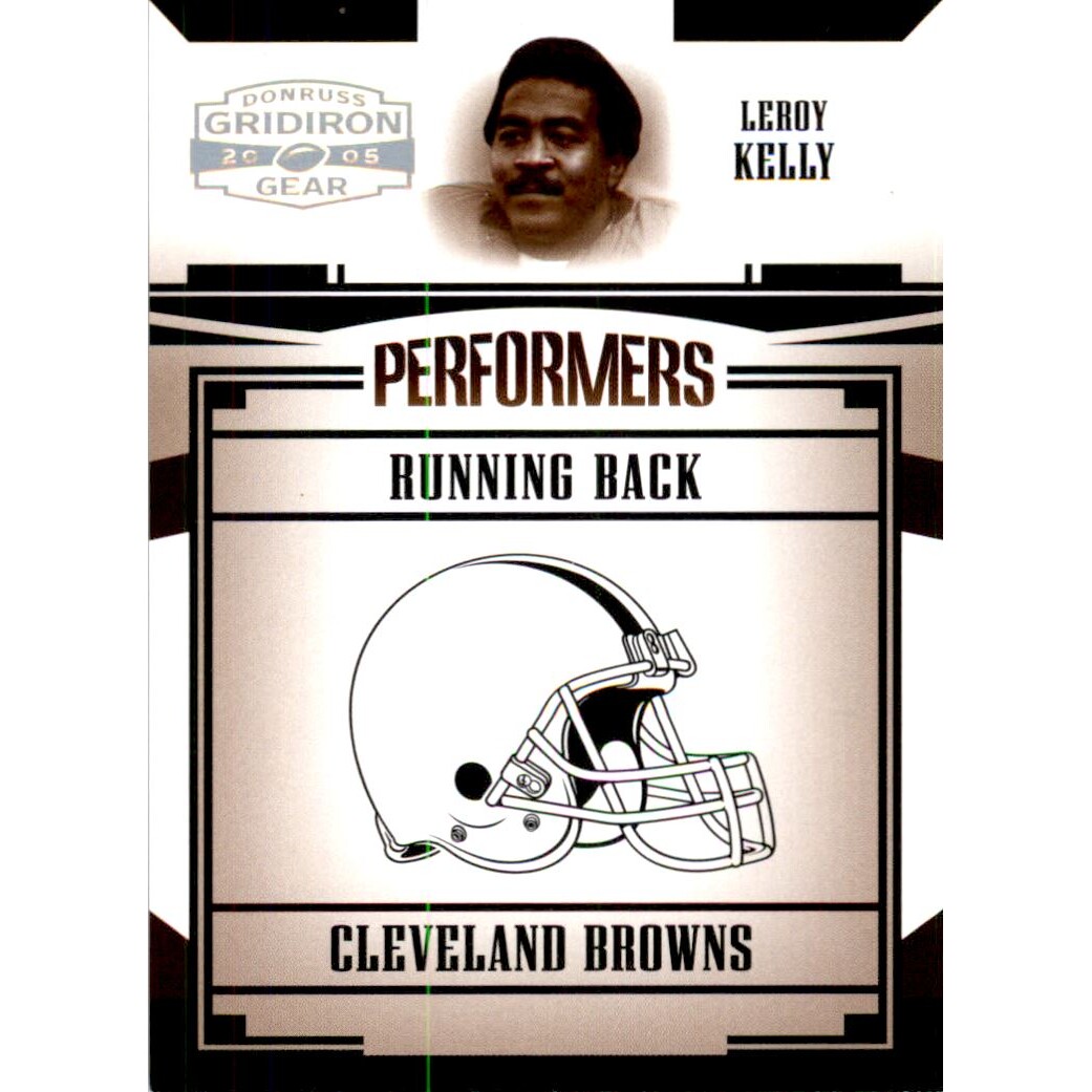 2005 Donruss Gridiron Gear Performers Gold Holofoil #33 Leroy Kelly
