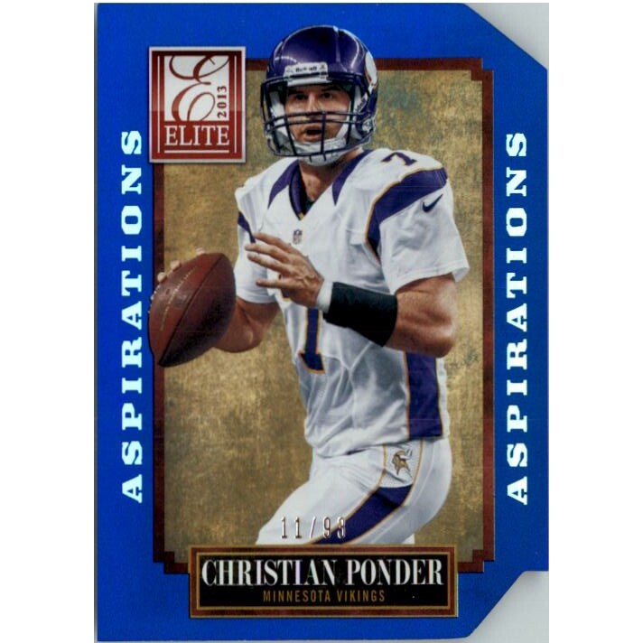 2013 Elite Aspirations #55 Christian Ponder/93
