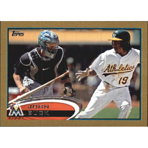 2012 Topps Mini Gold #27 John Buck. rookie card picture