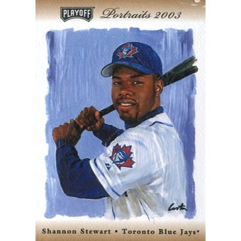 2003 Playoff Portraits Materials Bronze #100B Shannon Stewart Jsy/100