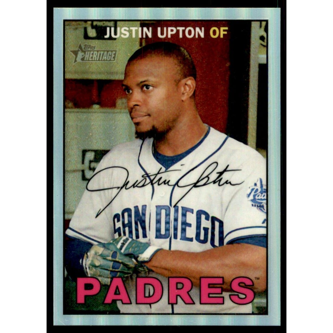 2016 Topps Heritage Chrome Refractors #THC445 Justin Upton