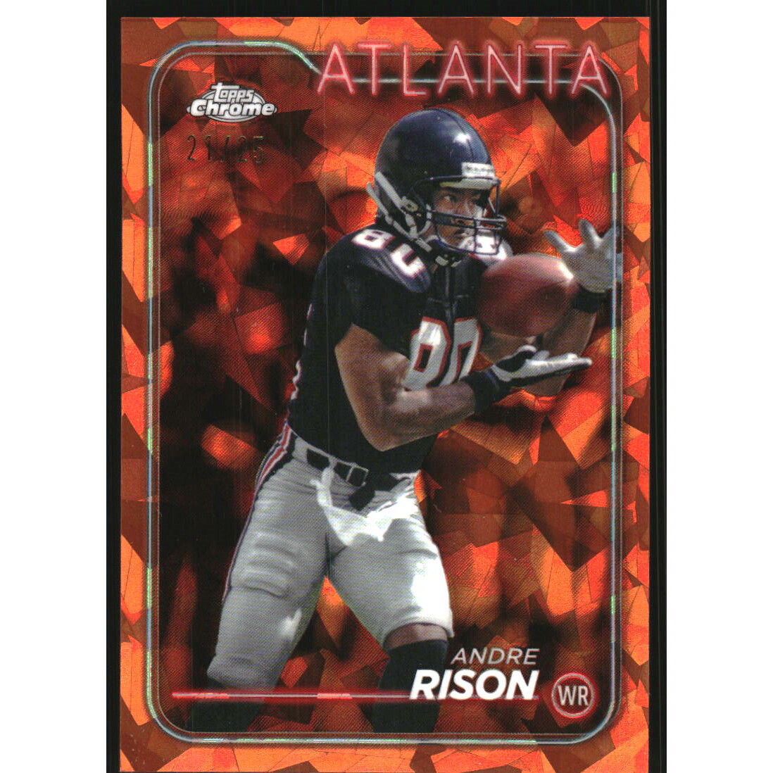 2024 Topps Chrome Sapphire Orange #3 Andre Rison. rookie card picture