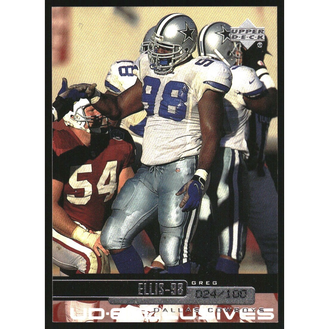 1999 Upper Deck Exclusives 100 #64 Greg Ellis. rookie card picture