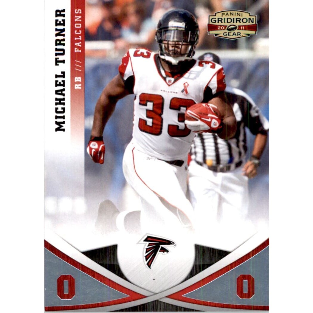 2011 Panini Gridiron Gear Platinum O's #109 Michael Turner. rookie card picture