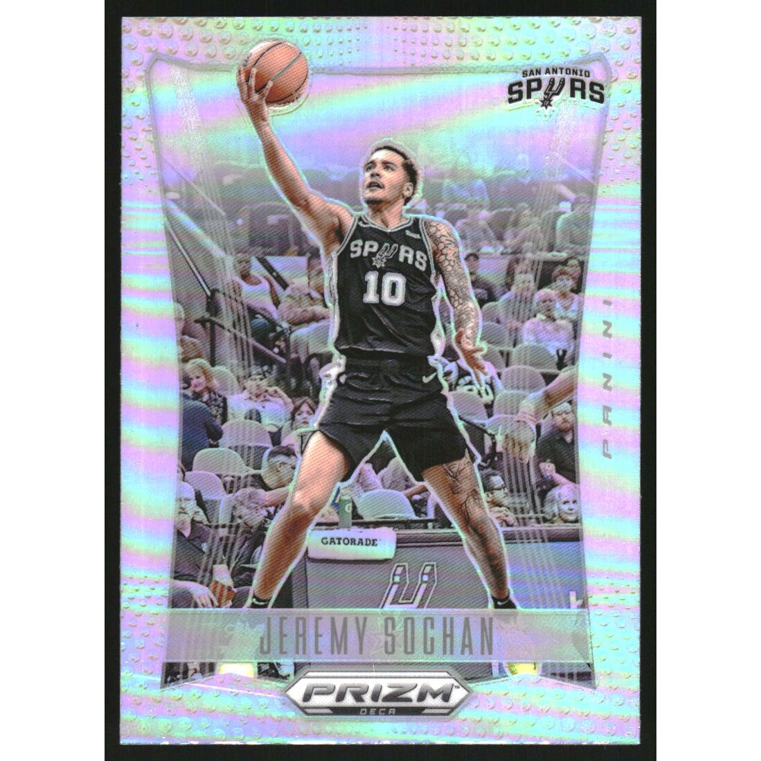 2023-24 Panini Prizm Deca Prizms Silver #184 Jeremy Sochan