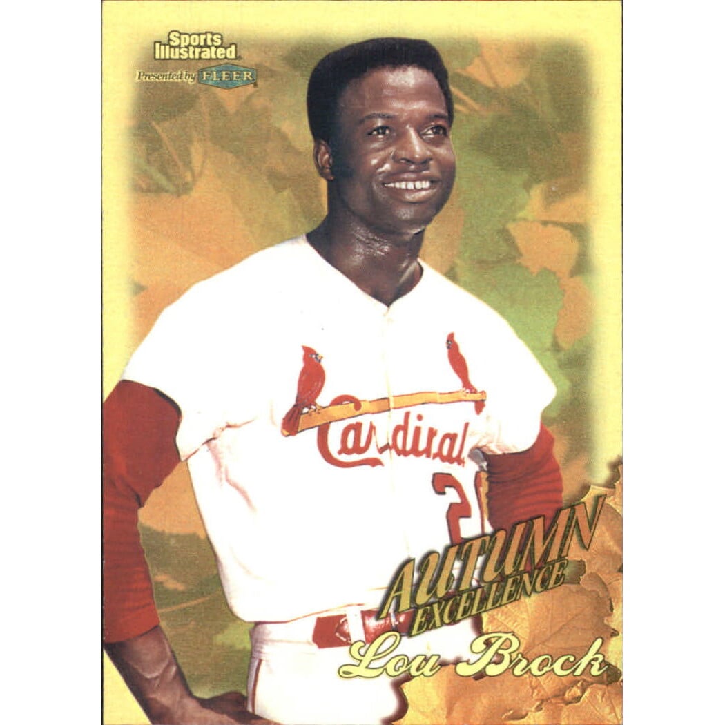 1998 Sports Illustrated World Series Fever Autumn Excellence Gold #6 Lou Brock