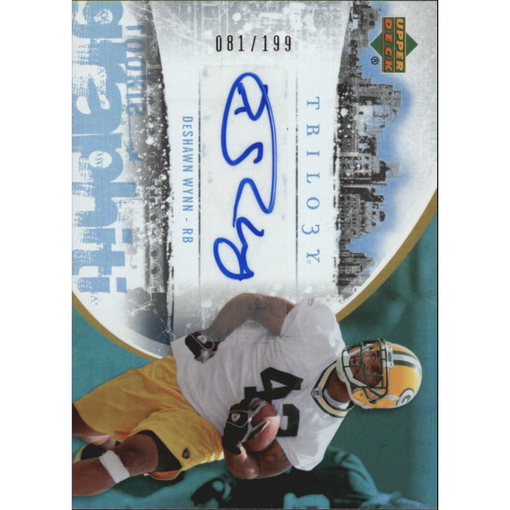 2007 Upper Deck Trilogy Graphiti Autographs #DW DeShawn Wynn/199