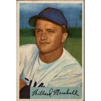 1954 Bowman #70 Willard Marshall