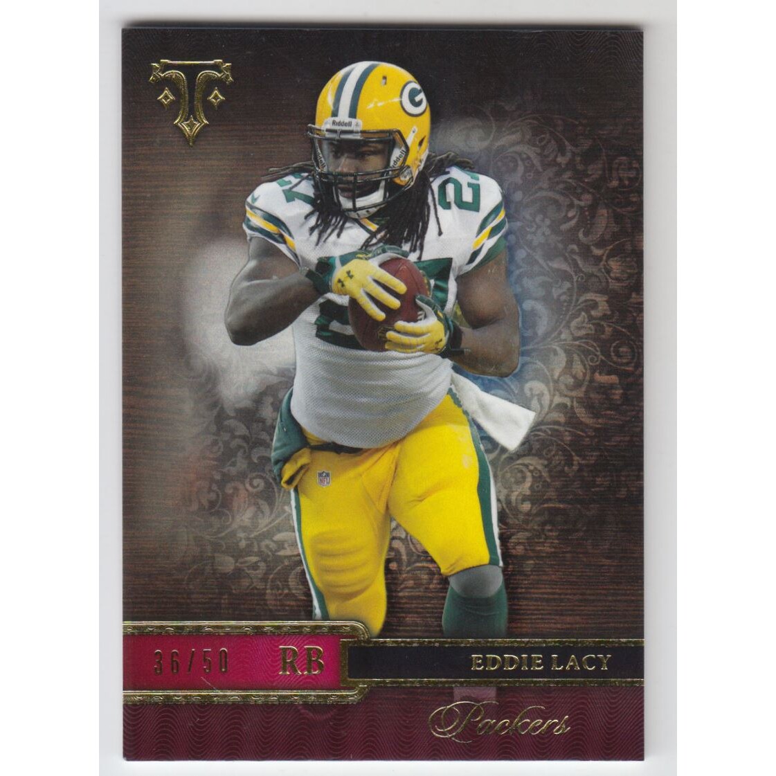 2014 Topps Triple Threads Ruby #43 Eddie Lacy. rookie card picture