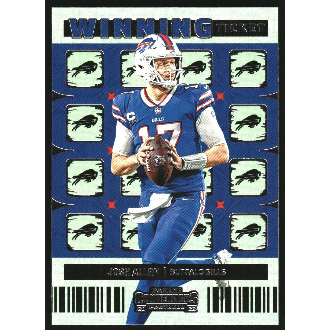 2022 Panini Contenders Winning Ticket #1 Josh Allen. rookie card picture