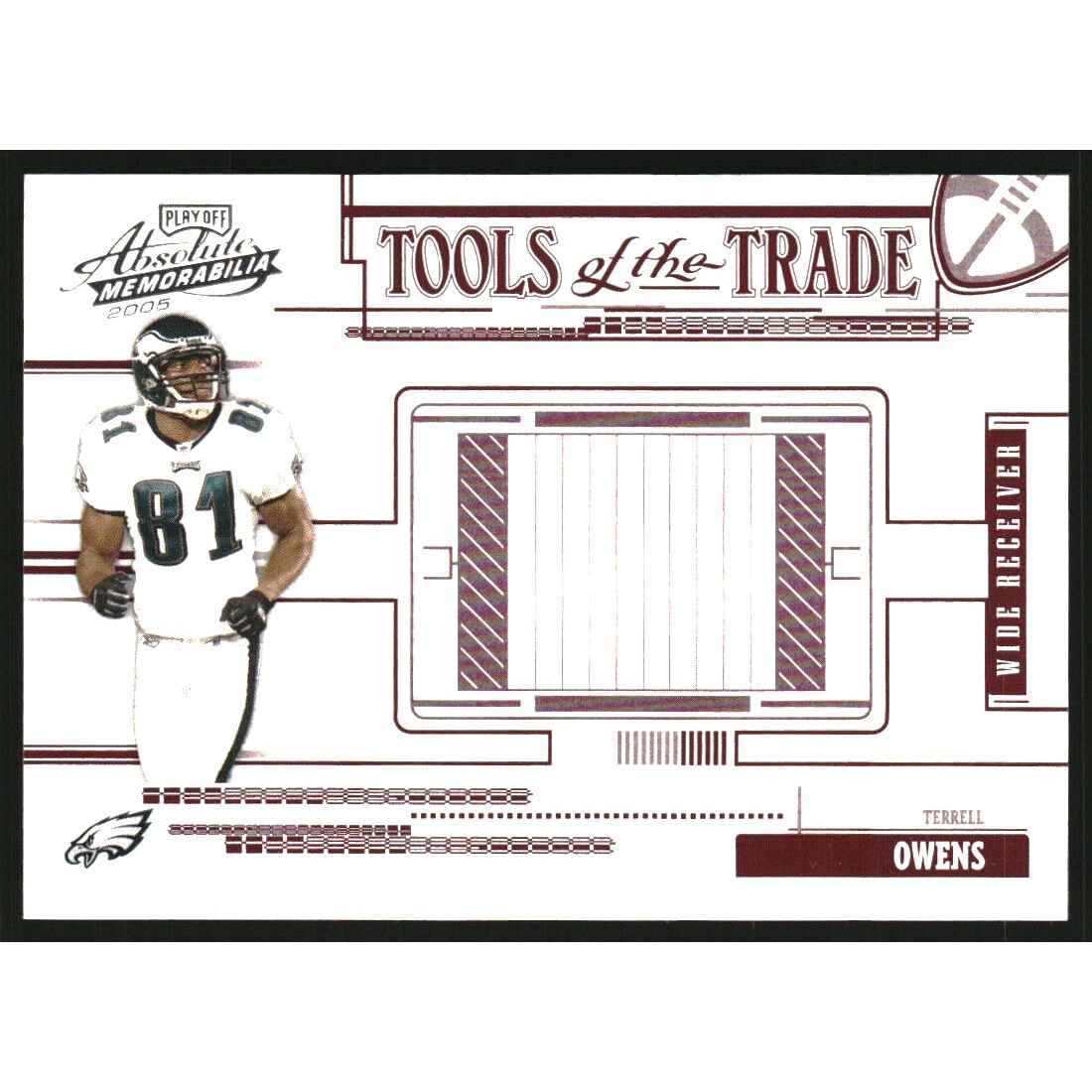 2005 Absolute Memorabilia Tools of the Trade Red #89 Terrell Owens