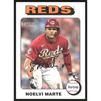 2024 Topps Heritage White Border #301 Noelvi Marte