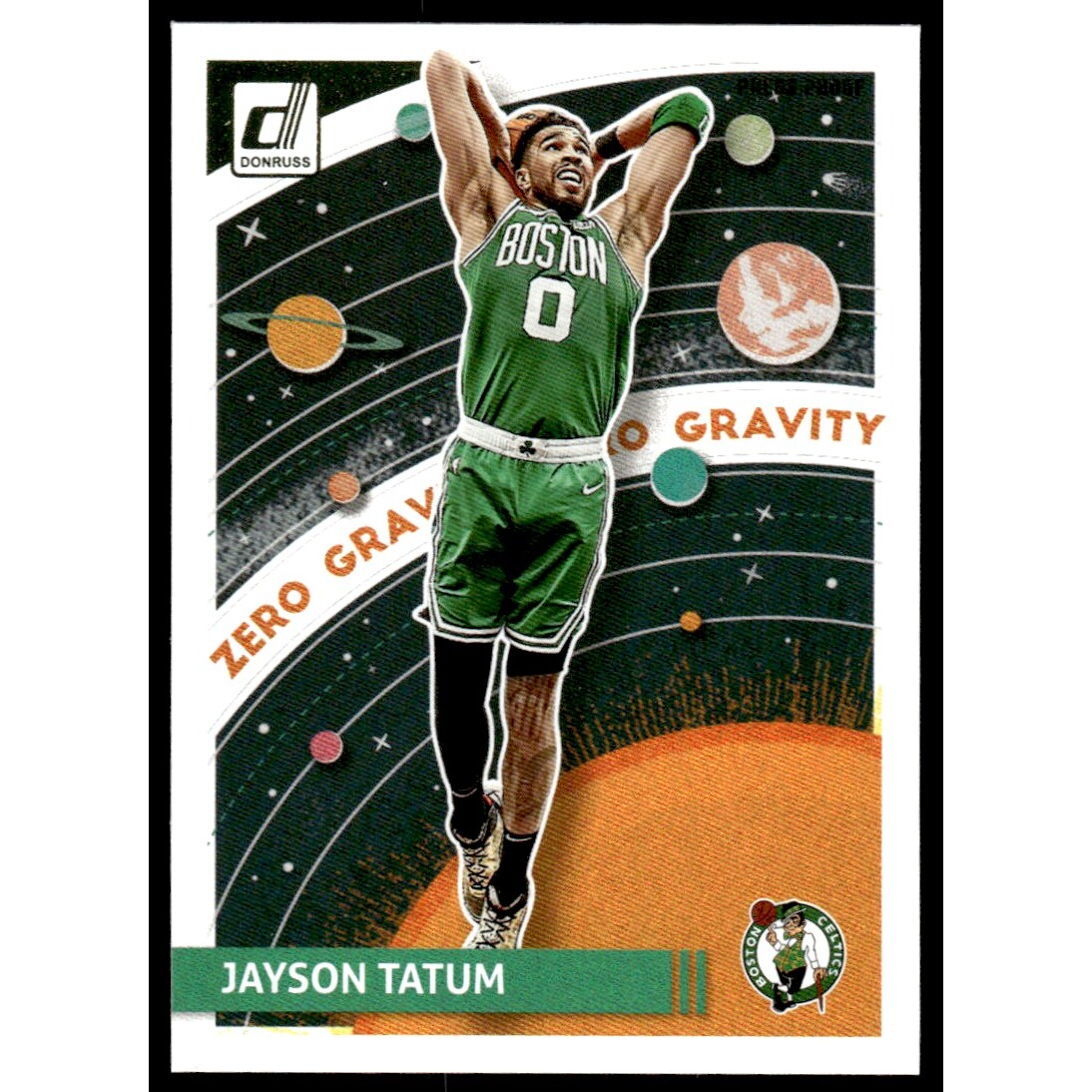 2023-24 Donruss Zero Gravity Press Proof #2 Jayson Tatum. rookie card picture