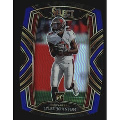 2020 Select Prizm Blue Die Cut #285 Tyler Johnson