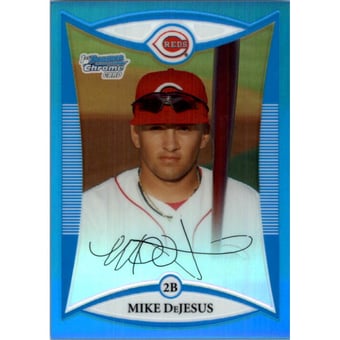2008 Bowman Chrome Prospects Blue Refractors #BCP224 Mike DeJesus