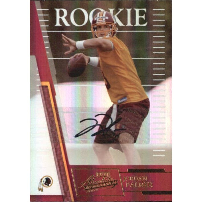 2007 Absolute Memorabilia #229 Jordan Palmer AU RC