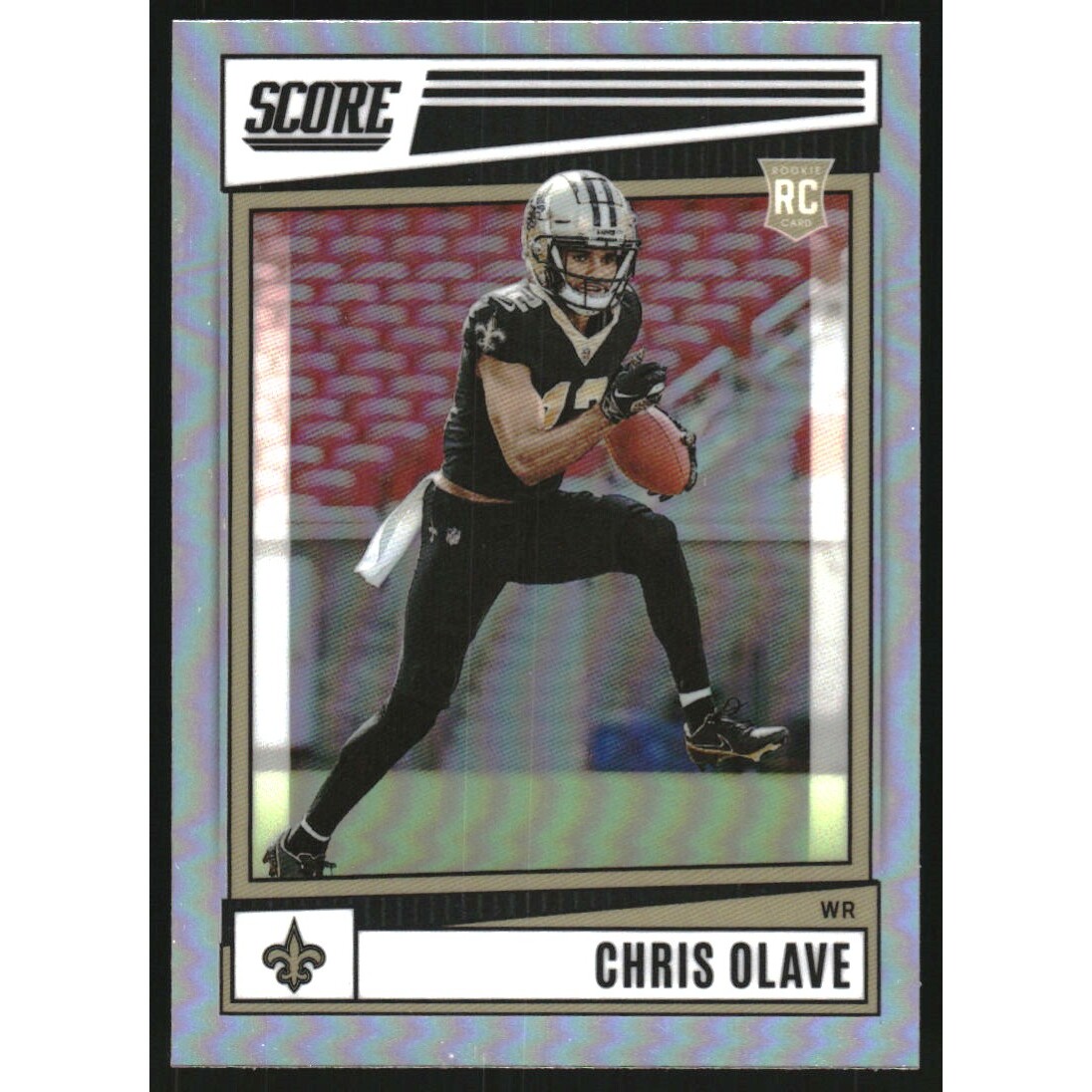 2022 Panini Chronicles Score Premium Rookies Silver #SP378 Chris Olave. rookie card picture