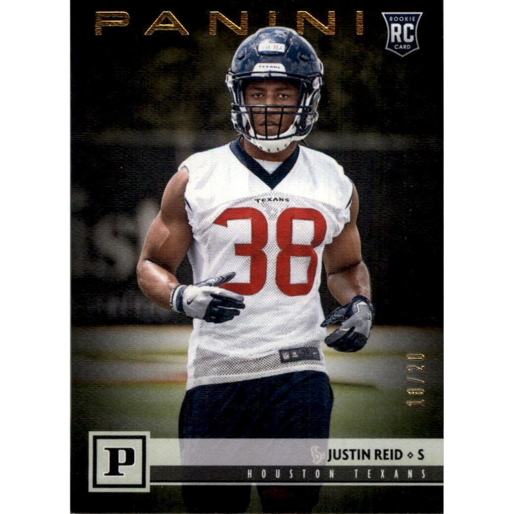 2018 Panini Gold Knight #390 Justin Reid. rookie card picture