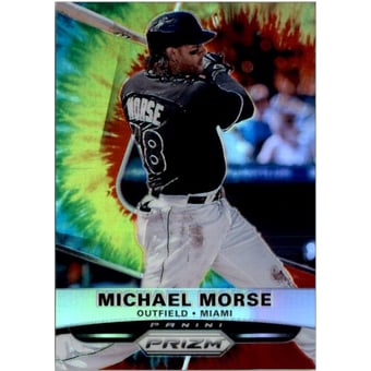 2015 Panini Prizm Prizms Tie Dyed #6 Michael Morse