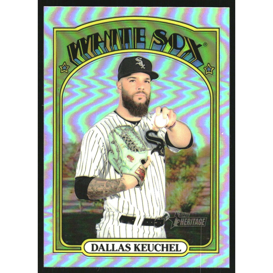 2021 Topps Heritage Chrome Refractors #80 Dallas Keuchel