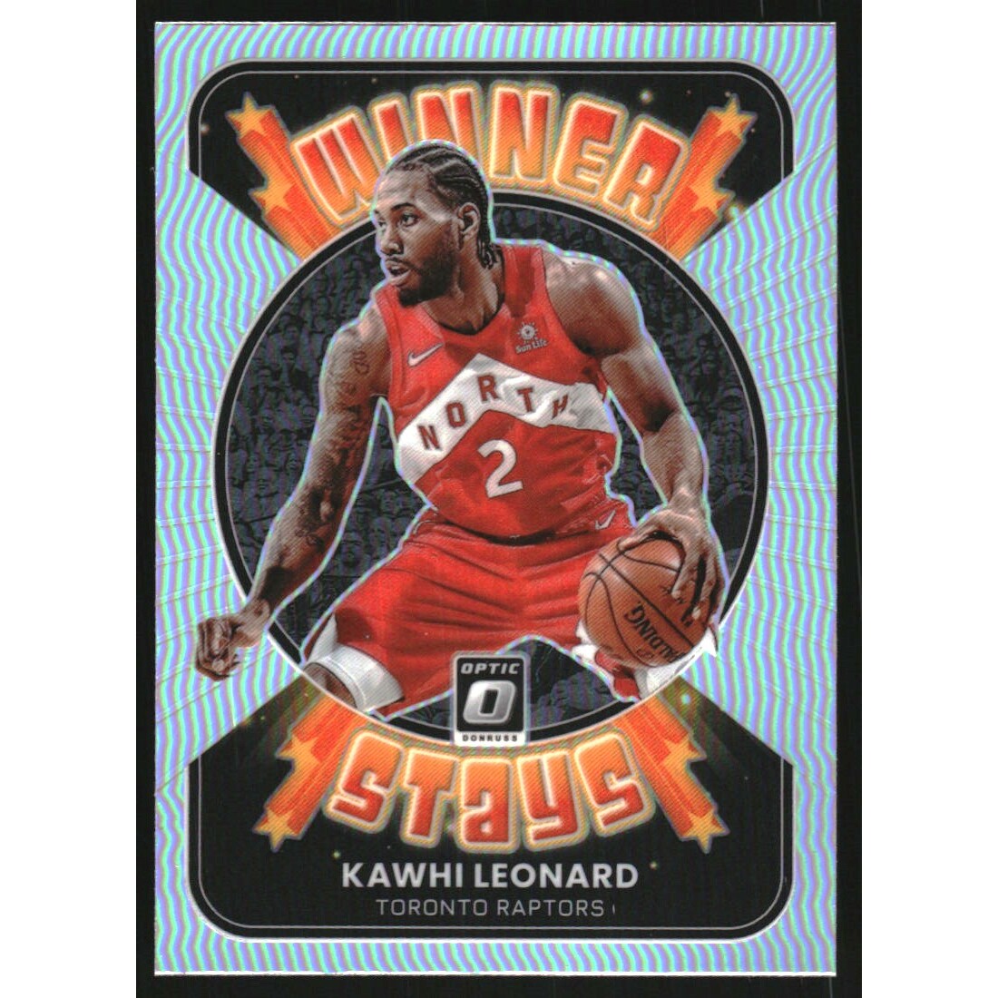 2021-22 Donruss Optic Winner Stays Holo #18 Kawhi Leonard 2021-22 Donruss Optic Winner Stays Holo #18 Kawhi Leonard