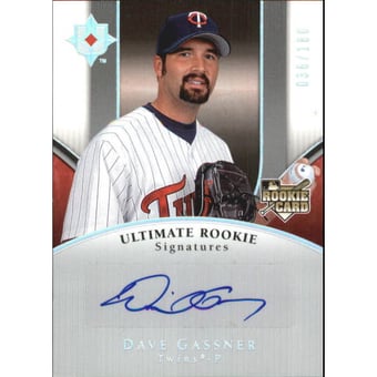 2006 Ultimate Collection #115 Dave Gassner AU/180 (RC)