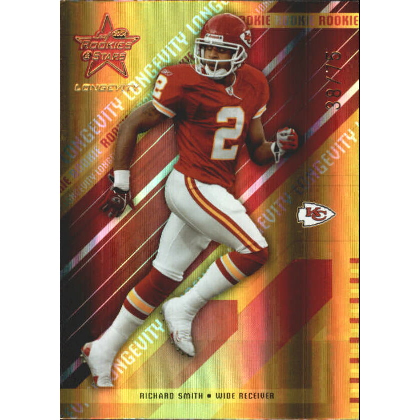 2004 Leaf Rookies and Stars Longevity Gold #249 Richard Smith