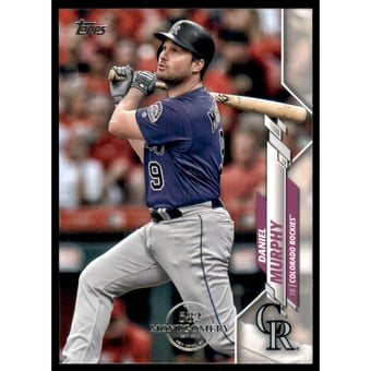 2020 Topps Factory Set 582 Montgomery Club #116 Daniel Murphy