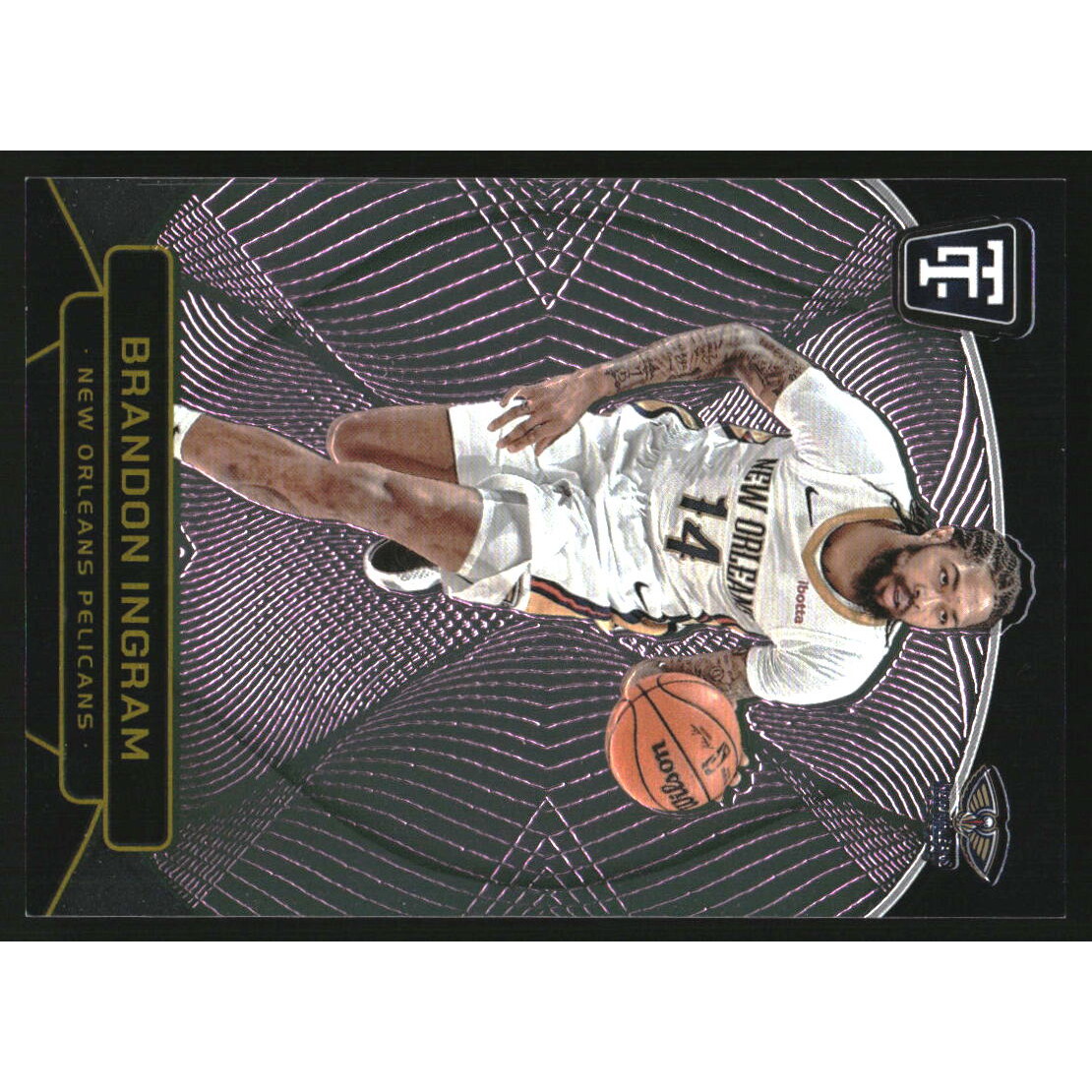 2024-25 Totally Certified Mirror Pink #112 Brandon Ingram