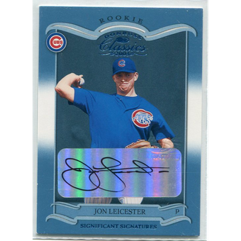 2003 Donruss Classics Significant Signatures #185 John Leicester ROO/500