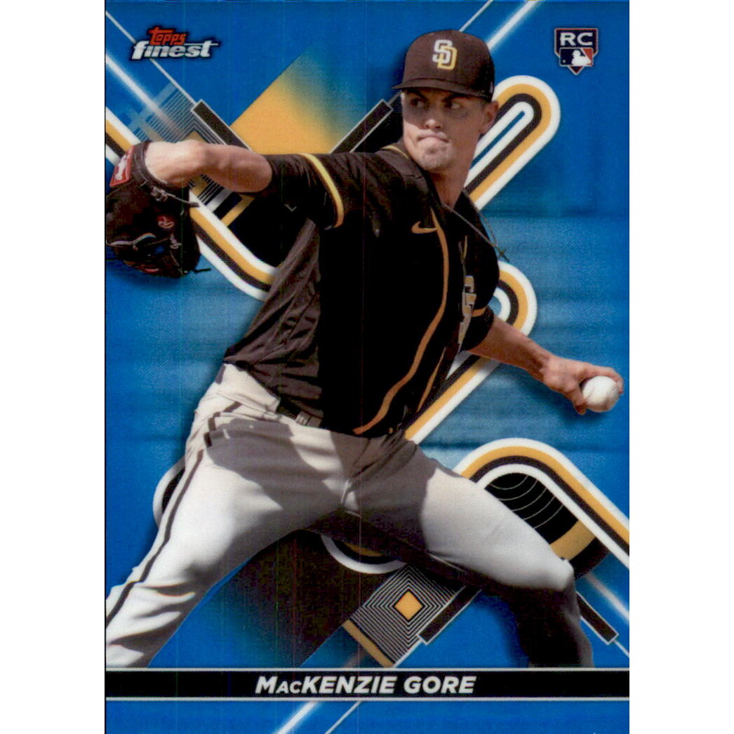 2022 Finest Blue Refractors #22 MacKenzie Gore 2022 Finest Blue Refractors #22 MacKenzie Gore