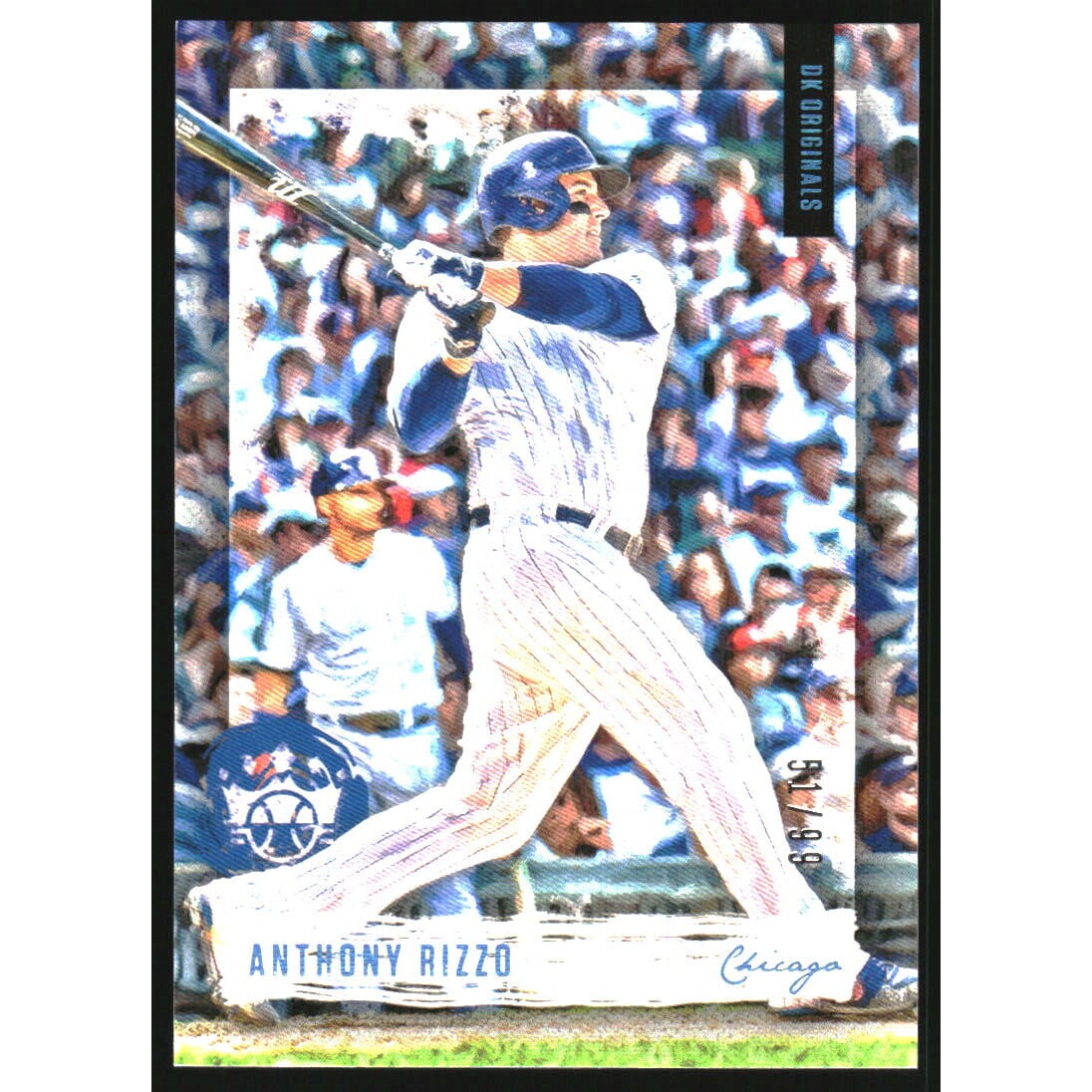 2020 Diamond Kings DK Originals Holo Blue #3 Anthony Rizzo