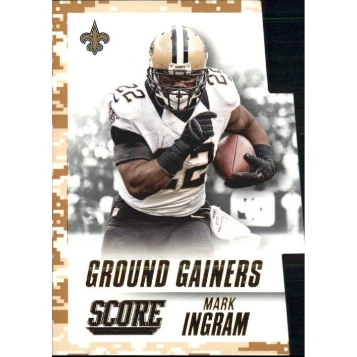 2015 Score Ground Gainers Desert Camo #11 Mark Ingram
