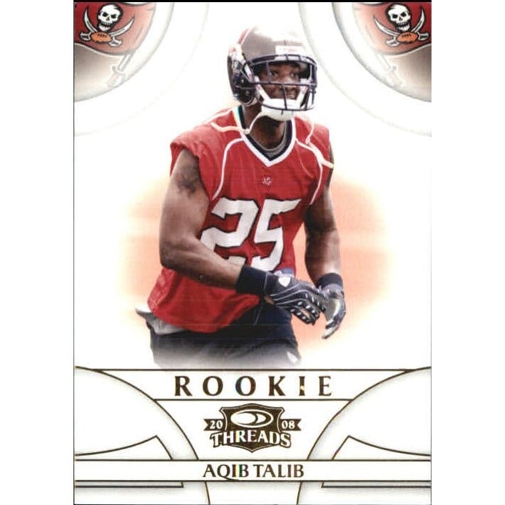 2008 Donruss Threads Retail Rookies #157 Aqib Talib RC. rookie card picture