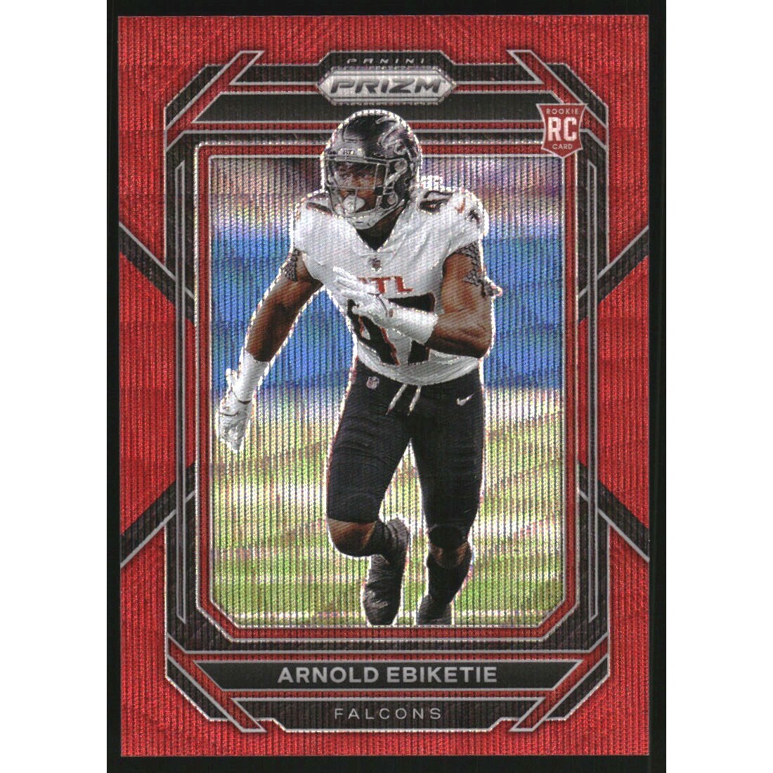2022 Panini Prizm Prizms Red Wave #384 Arnold Ebiketie. rookie card picture
