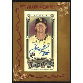 2025 Topps Allen and Ginter Framed Mini Autographs #MASR Sean Reynolds