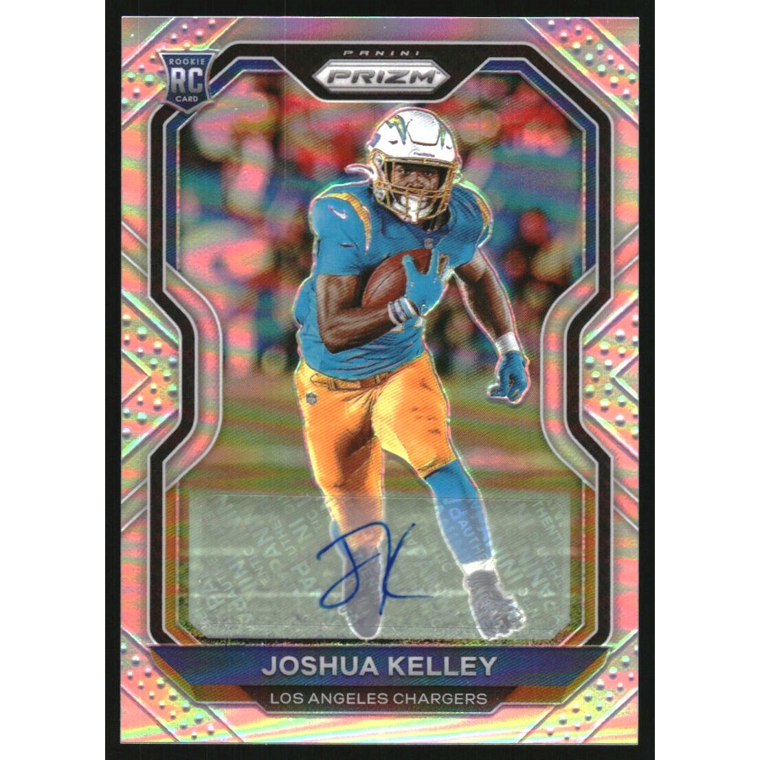 2020 Panini Prizm Rookie Autographs #326 Joshua Kelley 2020 Panini Prizm Rookie Autographs #326 Joshua Kelley